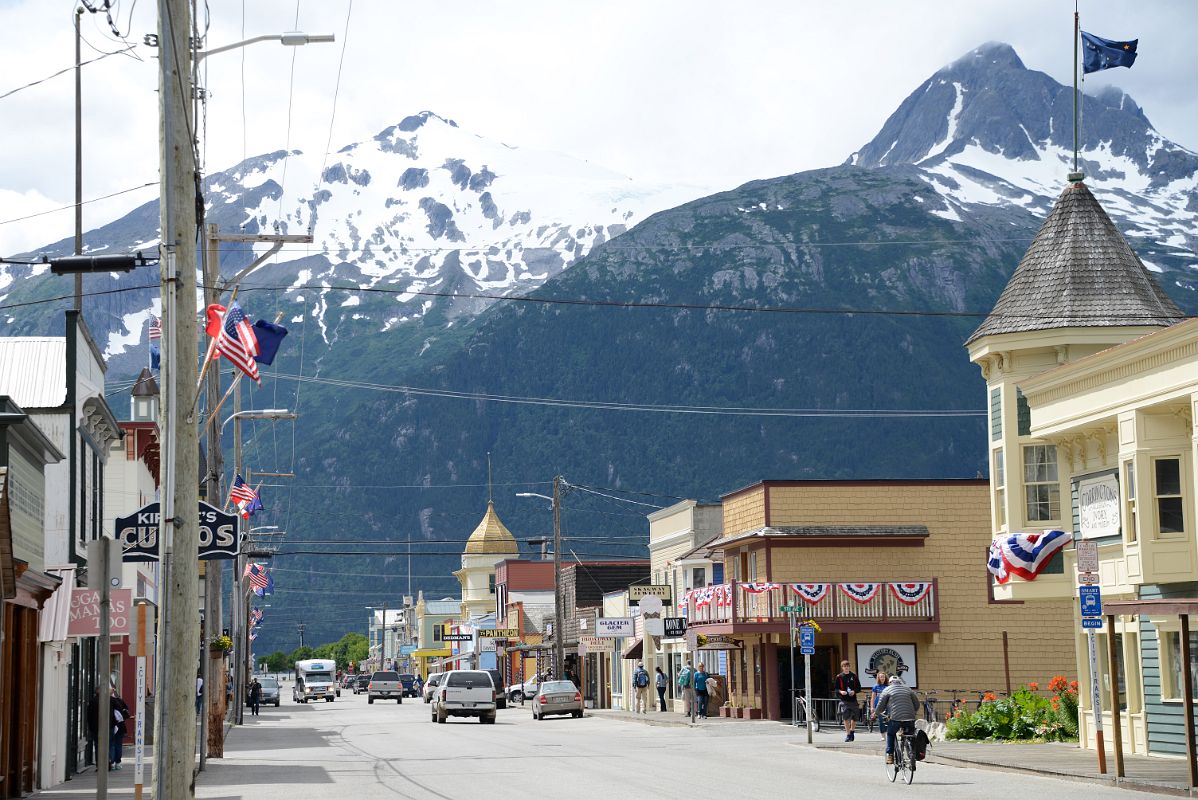40 Looking Down Broadway From 5th Ave In Skagway Alaska